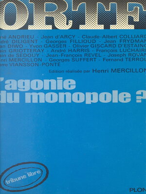 cover image of O.R.T.F., l'agonie du monopole ?